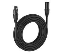 Shielded 3-Pin XLR Balanced Cable - Male-to-Female Mic Cord for Mixer, Speaker, Amplifier & Studio(4m)