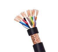 Shielded Cable， High Speed Internet Cable 5m Shielded Twisted Pair 1mm² 17AWG PVC Tinned Copper 2-10 Core(6-core x 1mm²)