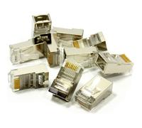 kenable Shielded Cat5E STP FTP RJ45 LAN Crimps Ends Connectors [10 Pack]