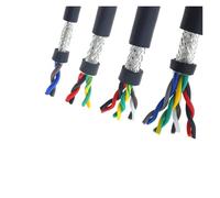 Shielded Signal Wire 18 17 15 2-12 Core Pure Copper Twisted Pair Wire 1m 485(18awg 0.75mm,6 Cores 1M)