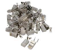 Shielded Two Piece STP Cat6/6A/Cat7 RJ45 LAN Crimps Ends Connectors [50 Pack]