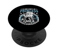 Shieldmaiden Valkyrie Lagertha Germanic warrior woman PopSockets Adhesive PopGrip