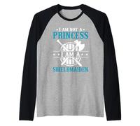 Shieldmaiden Valkyrie Lagertha Germanic Warrior Woman Raglan Baseball Tee