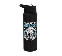 Shieldmaiden Valkyrie Lagertha Germanic Warrior Woman Stainless Steel Insulated Water Bottle