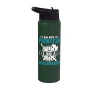 Shieldmaiden Valkyrie Lagertha Germanic Warrior Woman Stainless Steel Insulated Water Bottle
