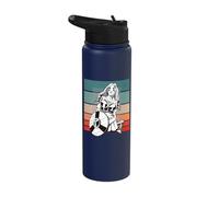 Shieldmaiden Viking Warrior Shield Battle Armor Axe Warrior Stainless Steel Insulated Water Bottle