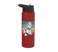 Shieldmaiden Viking Warrior Shield Battle Armor Axe Warrior Stainless Steel Insulated Water Bottle