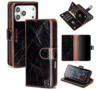 Shieldtop Compatible with iPhone 17 Pro Max Wallet Case with Card Holder,Women Men RFID Blocking PU Leather Folio Flip TPU Protective Cover Credit Card Slots,Phone Case for Apple 17 Pro Max,Coffee