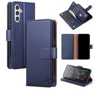Shieldtop Compatible with Samsung Galaxy S26 Wallet Case with Card Holder,Women Men RFID Blocking PU Leather Flip TPU Protective Cover Credit Card Slots,Phone Case for S26,Dark Blue