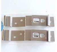 ShieldUp 2 x Trailer Number Plate Holders | Quick Release Spring Loaded | Stainless Steel Clips