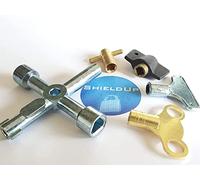 ShieldUp Four Way Service Meter Utility Key + Four Radiator Keys
