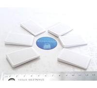 ShieldUp White Plastic Furniture Wedges Table Levellers Window Stoppers - Pack of 6