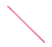 Shienfir Lightweight Plastic Straws Durable Translucent Drinking Colorful Reusable for Swirl Tumblers Sturdy Safe Home School Kitchen Restaurant Party Red