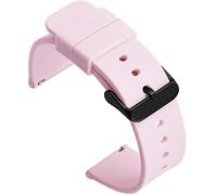 Shieranlee 18MM Rubber Quick Release Strap Fossil Q, Michael Kors Runway, Ticwatch C2 Rose Gold; Withings/Nokia Activité Pop, Steel, Steel HR 36mm
