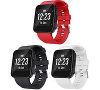 Shieranlee Band Compatible with Garmin Forerunner 35, Soft Silicone Watch Band Replacement Strap, for Garmin Forerunner 35 Smart Watch, Fit 5.11-9.05 Inch (130mm-230mm) Wrist