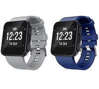 Shieranlee Band Compatible with Garmin Forerunner 35, Soft Silicone Watch Band Replacement Strap, for Garmin Forerunner 35 Smart Watch, Fit 5.11-9.05 Inch (130mm-230mm) Wrist