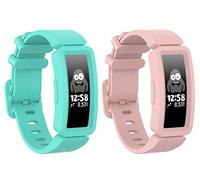 Shieranlee Compatible with Ace 2 Bands for Kids 6+, Soft Silicone Bracelet Accessories Watch Band Repalcement Strap, Colorful Sport Wristbands for Fitbit Ace 2/ Inspire HR for Boys Girls