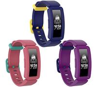 Shieranlee Compatible with Ace 2 Bands for Kids 6+, Soft Silicone Bracelet Accessories Watch Band Repalcement Strap, Colorful Sport Wristbands for Fitbit Ace 2/ Inspire HR for Boys Girls