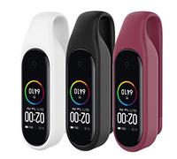 Shieranlee Compatible with Amazfit Smartwatch Band 5 strap,Classic Style Multi-Color Solid Color Soft Silicone Wristband for Xiaomi Mi Band 5 /Mi Band 6 strap