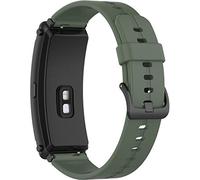 Shieranlee Compatible with HUAWEI Talkband B7, B6, B3, Watch Fit Mini, 16MM Soft Silicone Standard Watch Band, Black, One Size