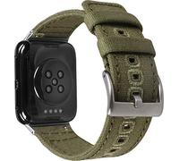 Shieranlee Compatible with Oppo watch 1 46mm strap,Soft Woven Nylon Replacement Band with Adjustable Closure