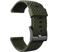 Shieranlee Compatible with Suunto 9 Spartan/Suunto 7 Strap, 24MM Soft Silicone Replacement Strap Wristband for Suunto 9/Suunto D5/Suunto Spartan Sport Wrist HR/Suunto 9 Titanium