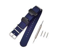 Shieranlee NATO Nylon Strap Watchband for Casio G-Shock GA-110 120 GA-400 GD-100 DW-5600 GLS-8900 Canvas Men Bracelet Band Black Adapters