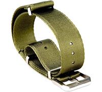 Shieranlee Premium NATO Watch Strap for Men - Adjustable Watch Straps - 300mm Replacement Seatbelt Nylon Watch Band with Floating Keeper & Advanced Stainless Steel Hardware - Available in 20mm & 22mm