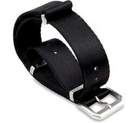 Shieranlee Premium NATO Watch Strap for Men - Adjustable Watch Straps - 300mm Replacement Seatbelt Nylon Watch Band with Floating Keeper & Advanced Stainless Steel Hardware - Available in 20mm & 22mm