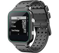 Shieranlee Watch Band Compatible with Garmin Approach S20 Strap/Approach S5 /Approach S6 /Forerunner 220 230 235 630 620 735 Silicone Watchbands