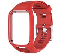 Shieranlee Watchband for TomTom Watch, Silicone Waterproof Breathable Sport Fitness Watch Strap Wristband replacement for TomTom Runner 2/ Runner 3/ Spark/Golfer 2 Sports GPS Running Smartwatch