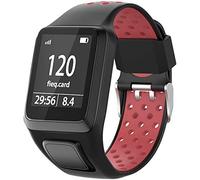 Shieranlee Watchband for TomTom Watch, Silicone Waterproof Breathable Sport Fitness Watch Strap Wristband replacement for TomTom Runner 2/ Runner 3/ Spark/Golfer 2 Sports GPS Running Smartwatch