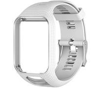 Shieranlee Watchband for TomTom Watch, Silicone Waterproof Breathable Sport Fitness Watch Strap Wristband replacement for TomTom Runner 2/ Runner 3/ Spark/Golfer 2 Sports GPS Running Smartwatch