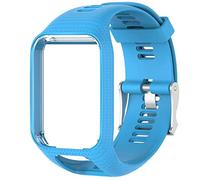 Shieranlee Watchband for TomTom Watch, Silicone Waterproof Breathable Sport Fitness Watch Strap Wristband replacement for TomTom Runner 2/ Runner 3/ Spark/Golfer 2 Sports GPS Running Smartwatch