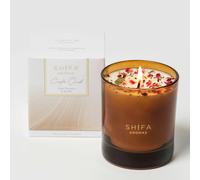 Shifa Aromas Cafe Oud - Essential Oil Glass Candle | Bergamot, Pimento, Oud and Davana