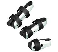 SHIFANQI Trigger Finger Splint, 3Pcs Finger Support Brace for Arthritis, Broken Finger, Straightening, Knuckle Immobilization, Adjustable Mallet/Little Fingers Splints for Adults, Black Sponge