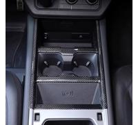 SHIFENG 100% Dry Real Carbon Fibre For NEW 2025 LR Defender 90 110 Car Center Console Gear Shift Protect Frame Trim Accessories (Glossy carbon fibre)