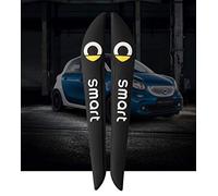 SHIFENG Car Door Anti Collision Protector Sticker For MB Smart 450 451 453 Fortwo Forfour Exterior Decoration Strips Trim Pack of 2 (Black)