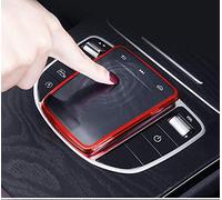 SHIFENG For MB New C E S GLC Class W206 W223 X253 2020-21 AMG-GT X290 CLS-Class C257 2018-2021 EQC N293 V Class W447 2020 Soft TPU Car Center Console Mouse Protect Cover Shell(Red)