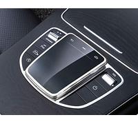 SHIFENG For MB New C E S GLC Class W206 W223 X253 2020-21 AMG-GT X290 CLS-Class C257 2018-2021 EQC N293 V Class W447 2020 Soft TPU Car Center Console Mouse Protect Cover Shell(Silver)