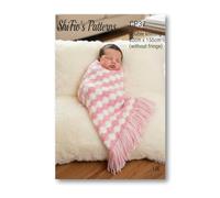 ShiFio's Patterns Paper Pattern Baby Blanket Crochet Pattern CP37, Double Knitting, 80cm x 150cm,