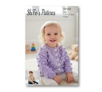 ShiFio's Patterns Paper Pattern - Child's Cardigan Knitting Pattern - Aran Yarn, Bobble Design in Sizes 1 to 4 Years KP308