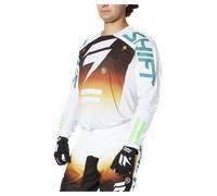 Shift Black Label Lean MX Jersey White/BlackXL White,Black