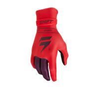 Shift Black Label Qwik Youth MX Gloves Fluo RedL Fluo Red