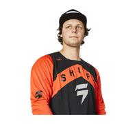 Shift Black Label Veem MX Jersey Black/OrangeL Black,Orange