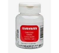 SRAM MTB Gear Cable End Crimps 500-Count 1.2 mm - Silver