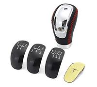 Shift Car Gear Shift Knob Shifter Stick Universal Changeable Speed Cover PU Leather 5 Speed 6 Speed Manual