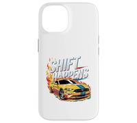 Shift Happens muscle car Case for iPhone 14