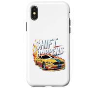 Shift Happens muscle car Case for iPhone X/XS