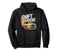 Shift Happens muscle car Pullover Hoodie